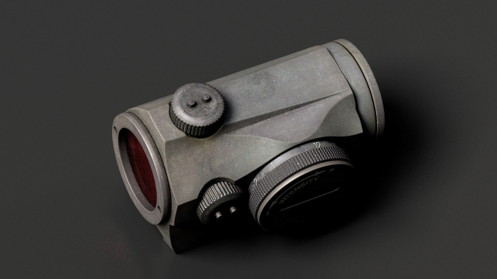 Aimpoint Micro T-1 Game-Ready PBR Low-Poly VR AR 3d model Low-poly 3D model_4