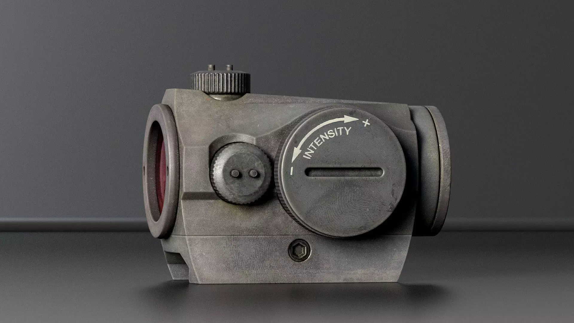 Aimpoint Micro T-1 Game-Ready PBR Low-Poly VR AR 3d model Low-poly 3D model_0