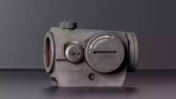 Aimpoint Micro T-1 Game-Ready PBR Low-Poly VR AR 3d model Low-poly 3D model