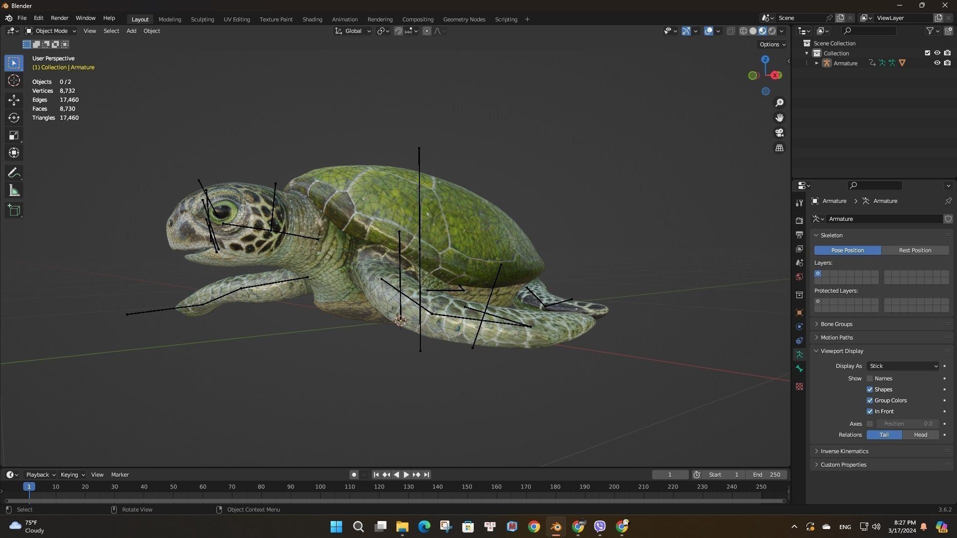 Turtle-A3 3D model_17