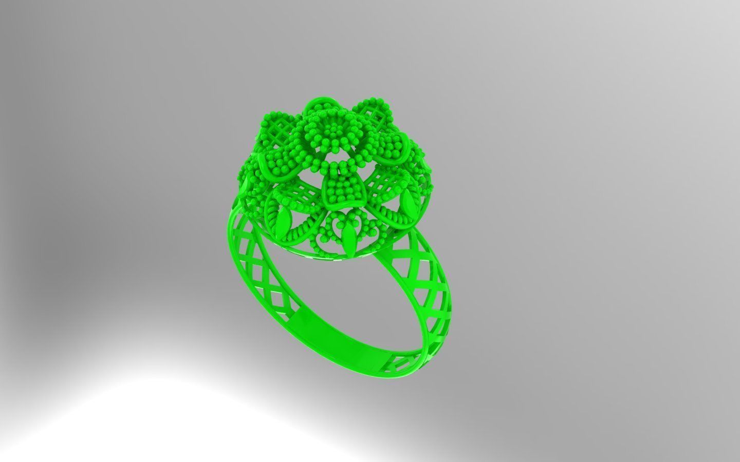 Gold Ring 32 3D print model_2