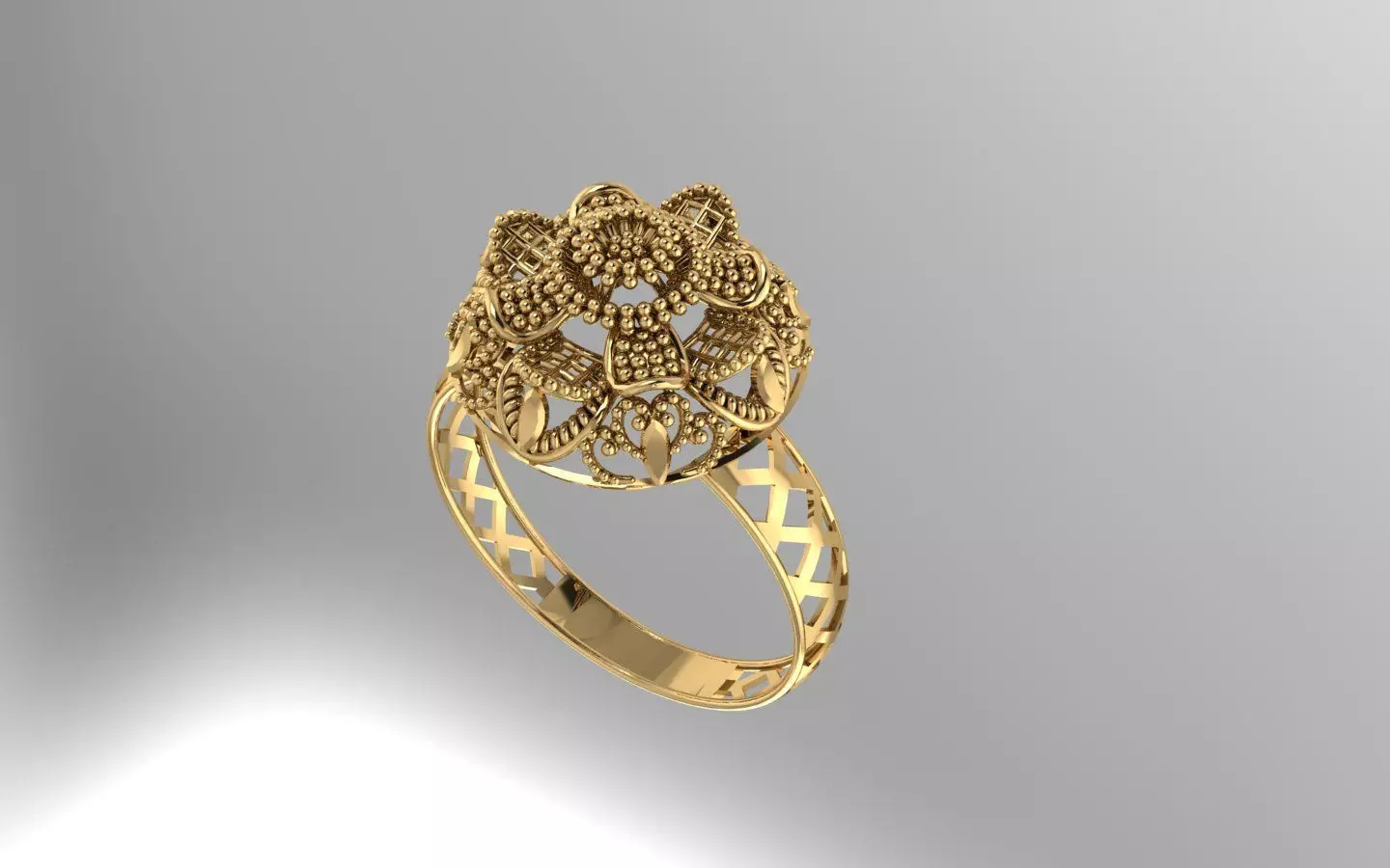 Gold Ring 32 3D print model_0