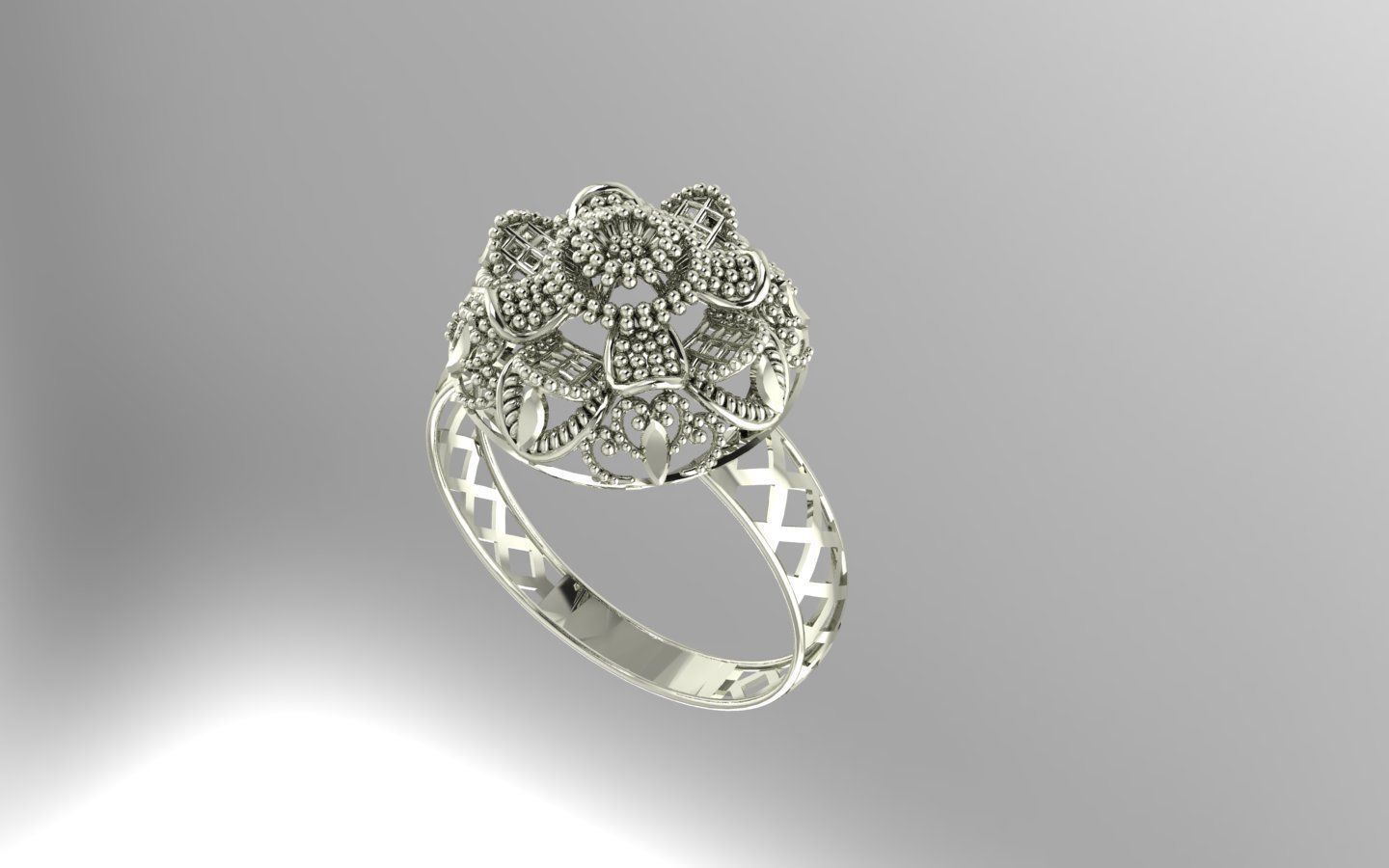 Gold Ring 32 3D print model_1
