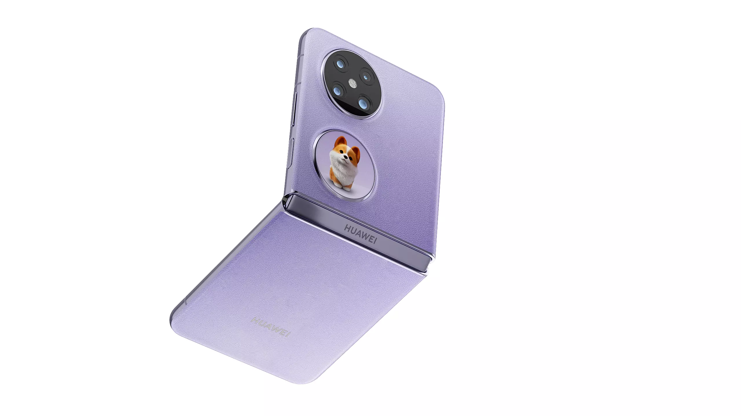 HUAWEI Pocket 2 a flagship foldable smartphone Kirin chipset 3D model_0