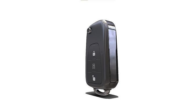 MG Car key Low-poly 3D model 4