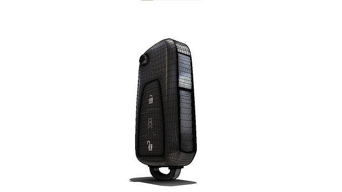 MG Car key Low-poly 3D model 7