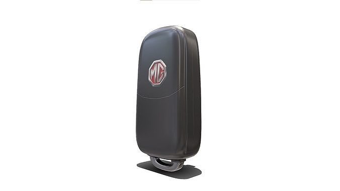 MG Car key Low-poly 3D model 3