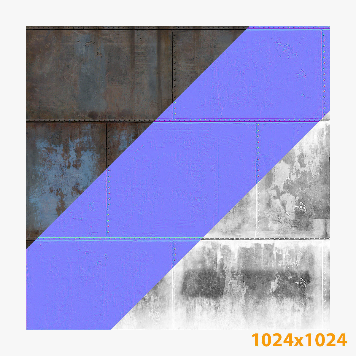 Water Towers Low-Poly Set Low-poly 3D model_8