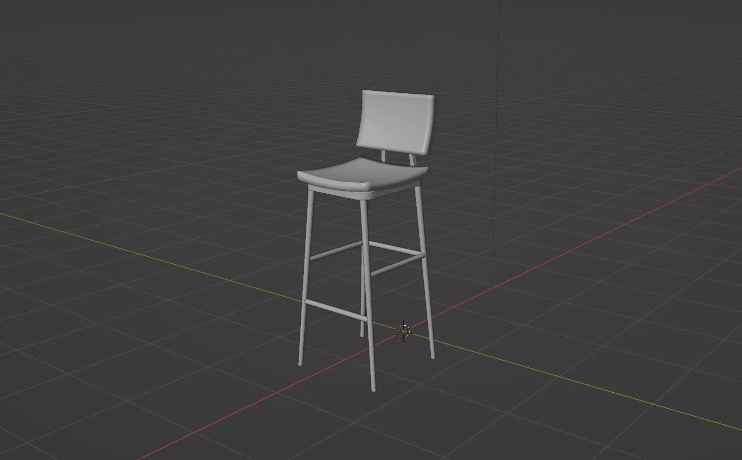 Stool 3D model_0