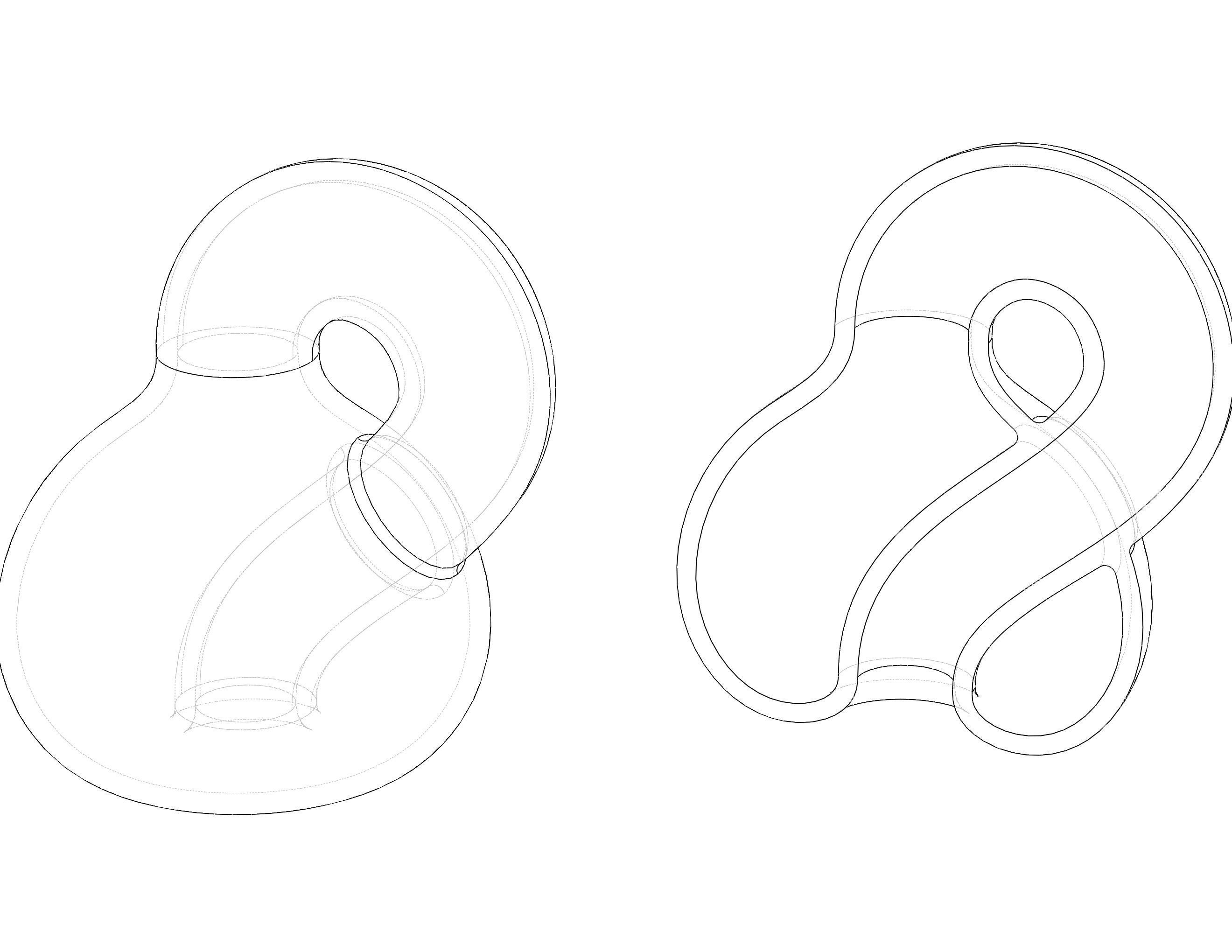 Optical illusion - Klein Bottle by MC Escher 3D model 3D printable ...
