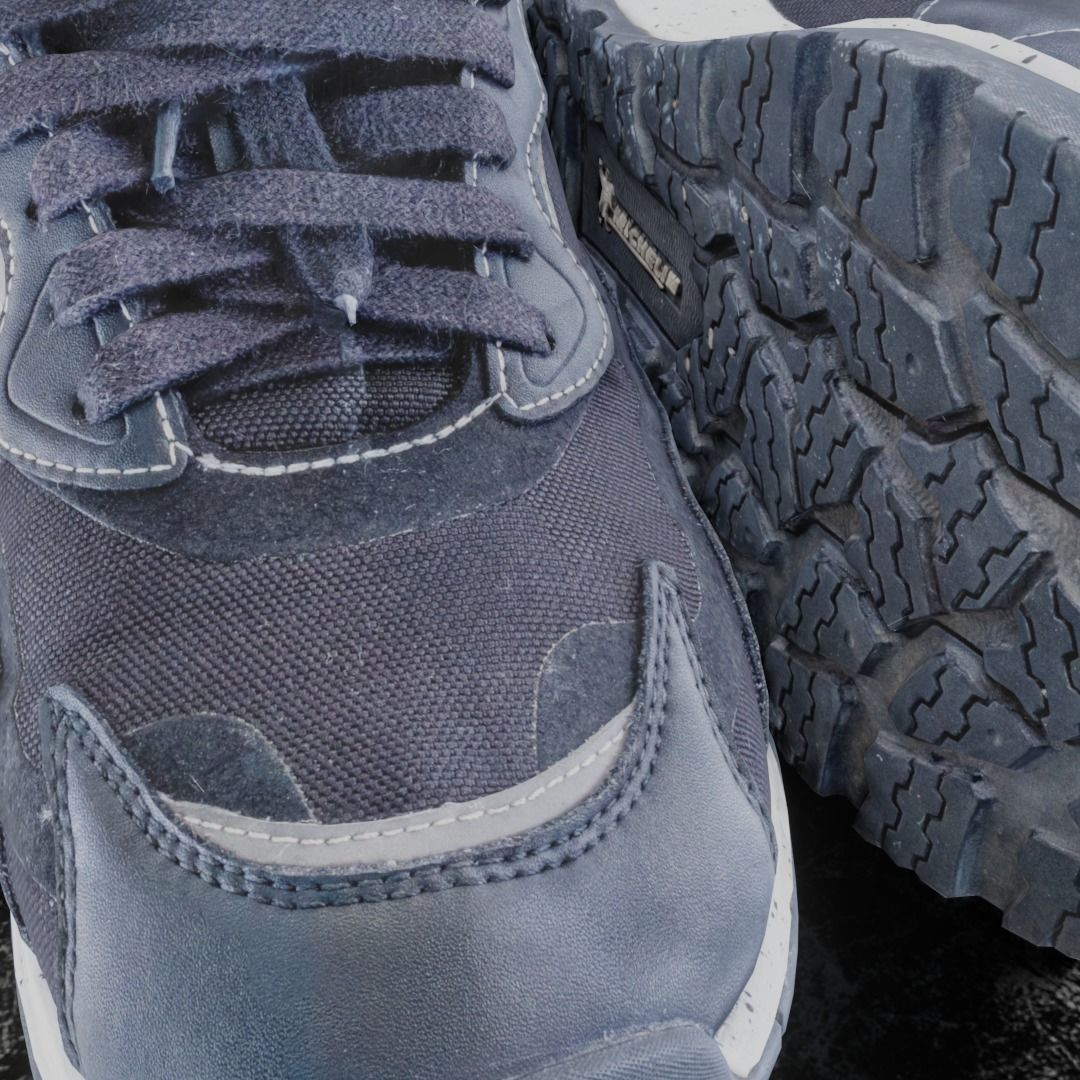 MICHELIN LCS MONT BLANC 3D SHOES Low-poly 3D model_10