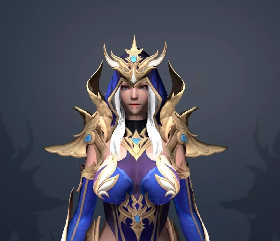 npc elisa 3D model_0