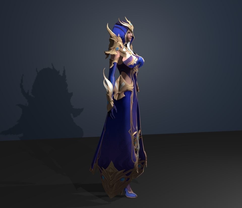 npc elisa 3D model_3