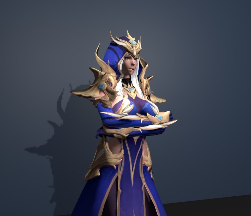 npc elisa 3D model_2