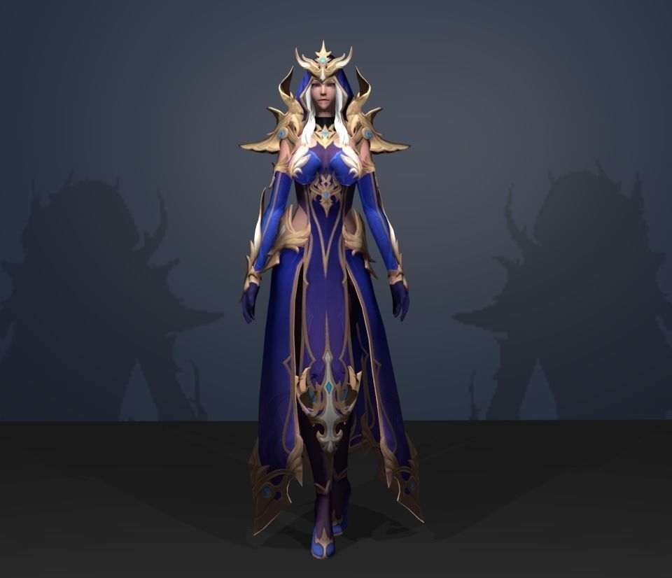 npc elisa 3D model_1