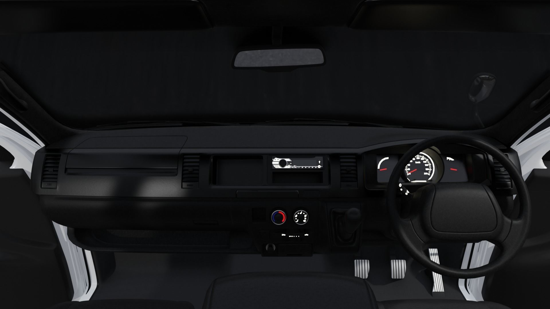 Toyota Hiace Super GL Modif 3D model_16