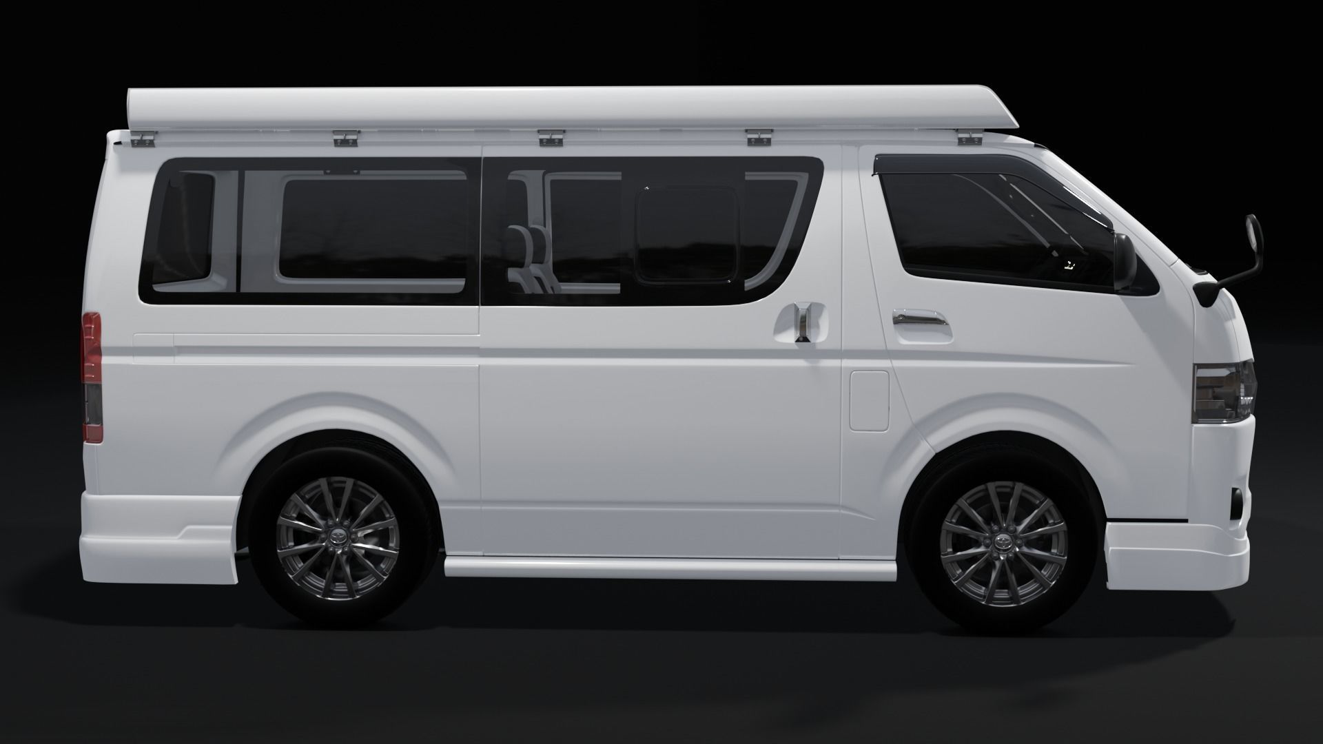 Toyota Hiace Super GL Modif 3D model_3