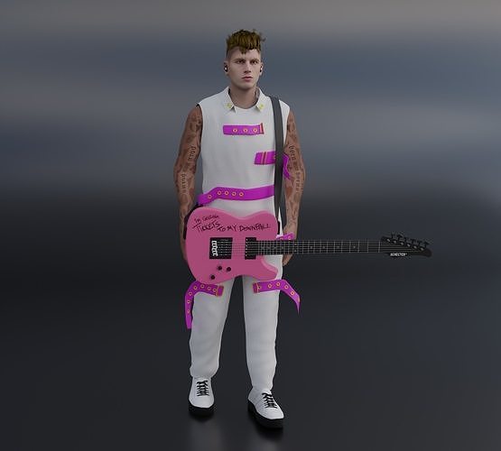 MGK - Machine Gun Kelly  3D model