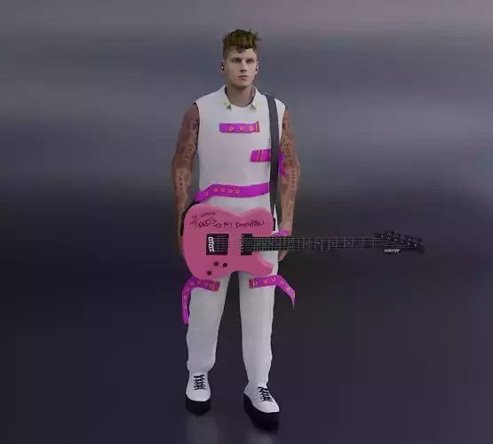 MGK - Machine Gun Kelly  | 3D model - 3D model önizlemesi