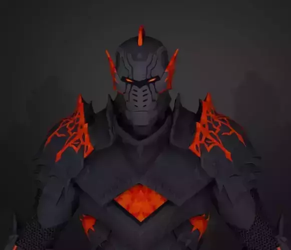 metal knight 3D model