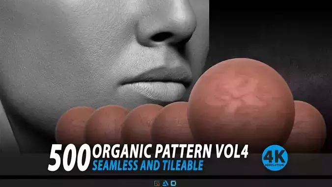 500 Organic Pattern Vol4-Seamless And Tileable