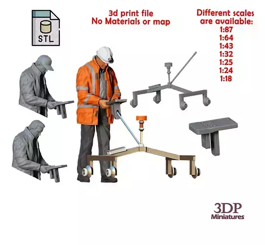 N3 Railway Track Surveyor 3D print model