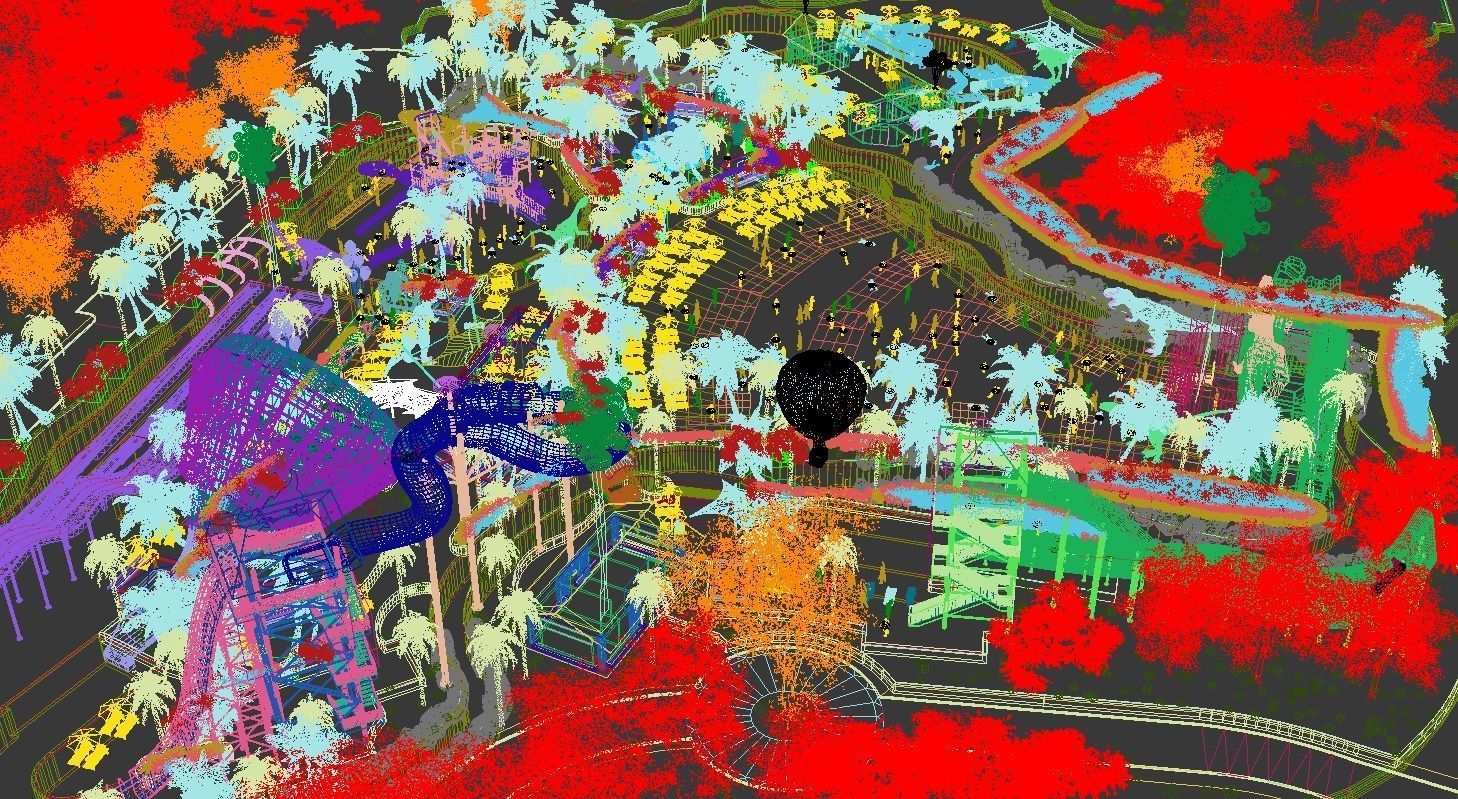 Water park 3D model_16