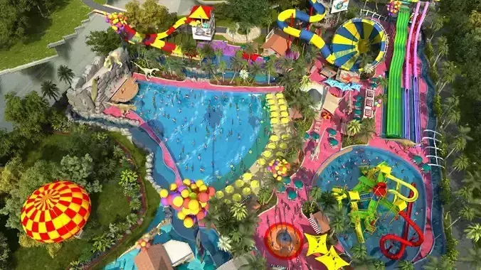 Water park 3D model