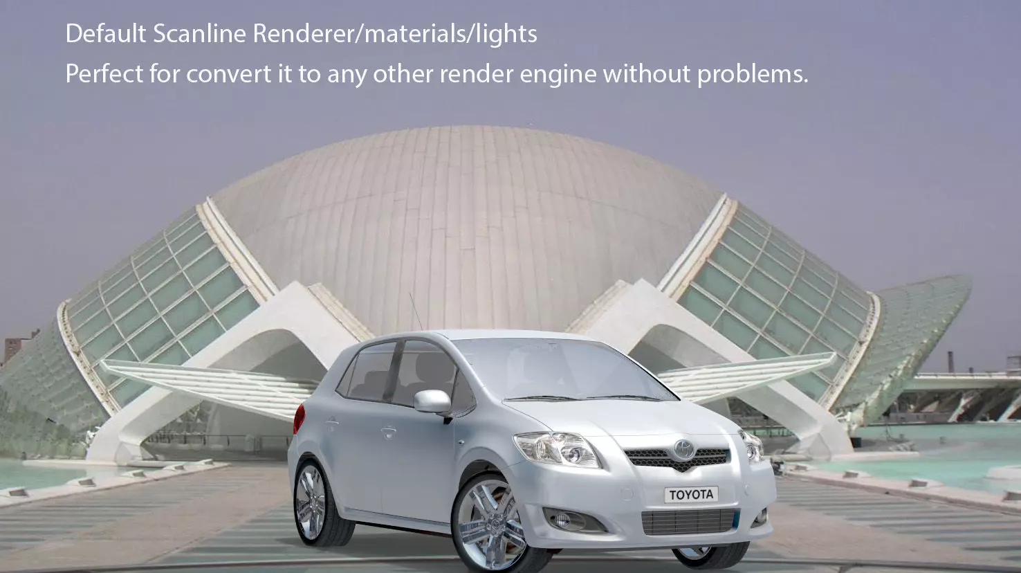 Toyota Auris 2006 3D model | CGTrader