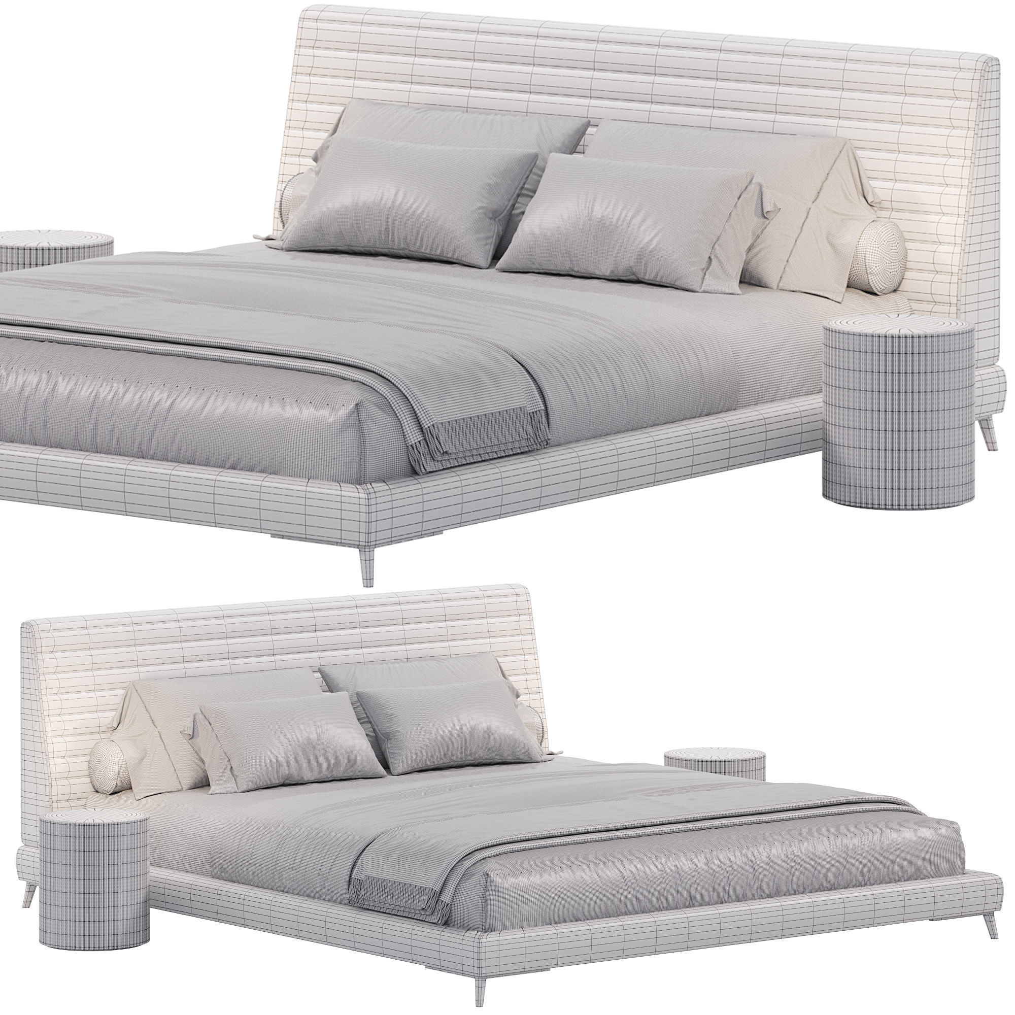 Roger Bed 3D model_6