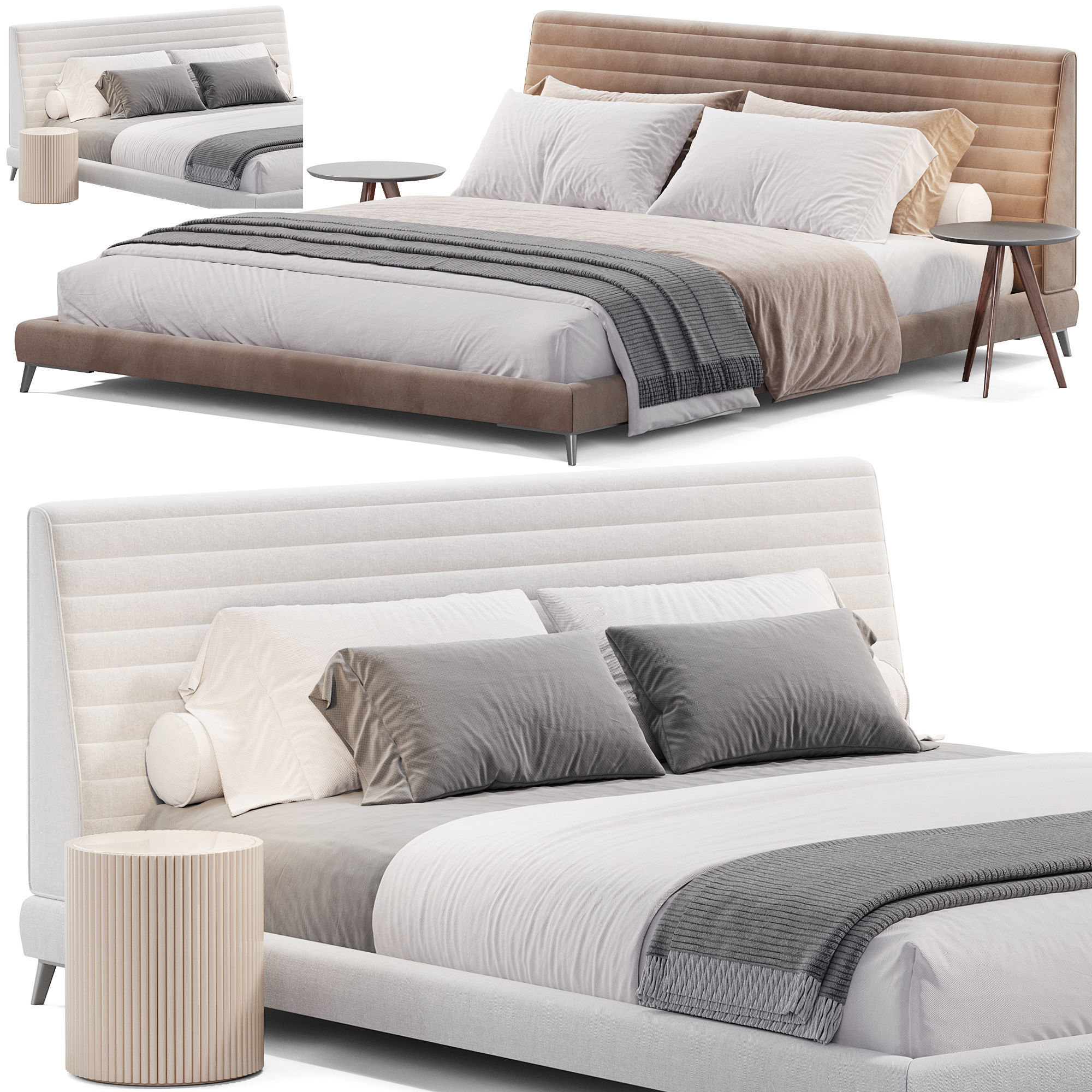 Roger Bed 3D model_3