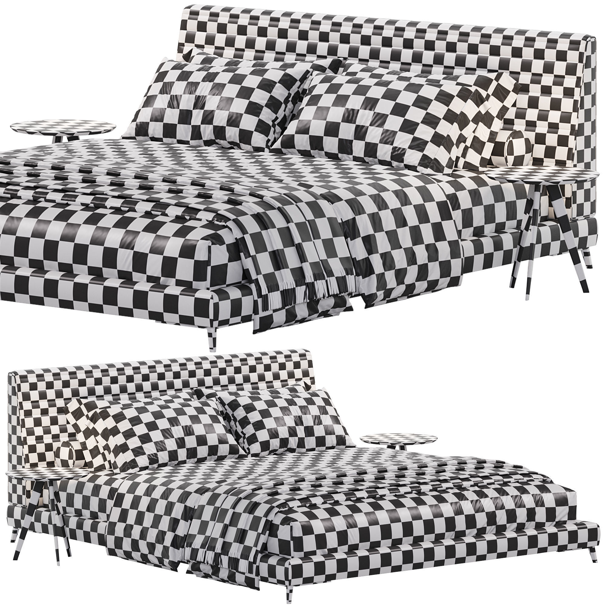 Roger Bed 3D model_5