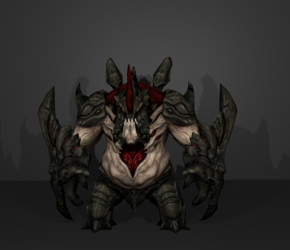 demon stone 3D model_1