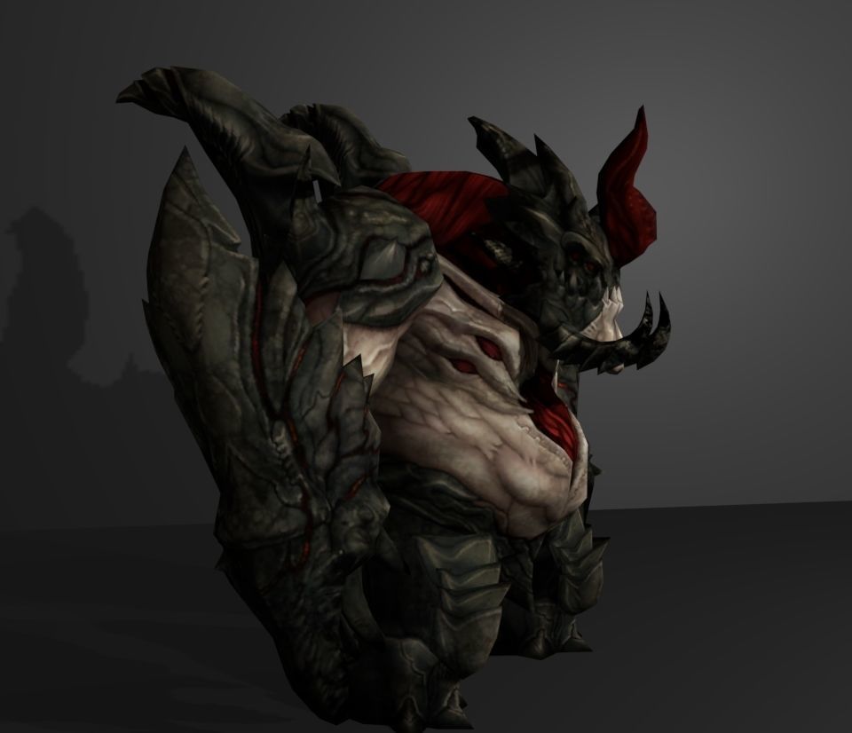 demon stone 3D model_3
