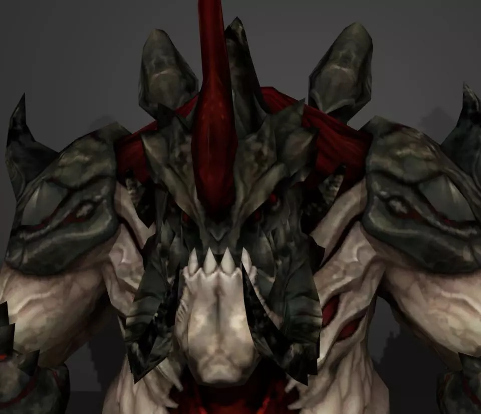 demon stone 3D model_0