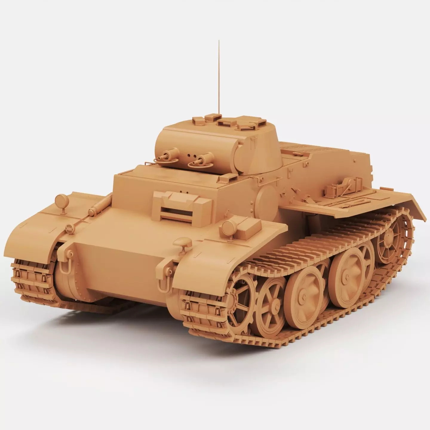 PzKpfw I Ausf F 3D print model_0