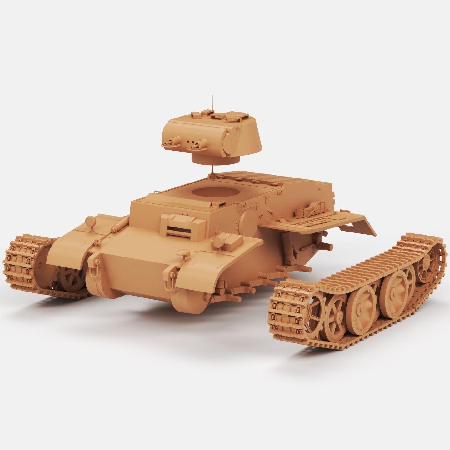 PzKpfw I Ausf F 3D print model_2