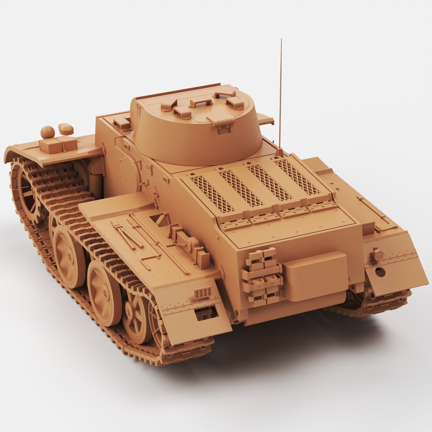 PzKpfw I Ausf F 3D print model_3
