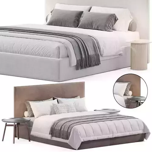 Ribbon Bed 3D model