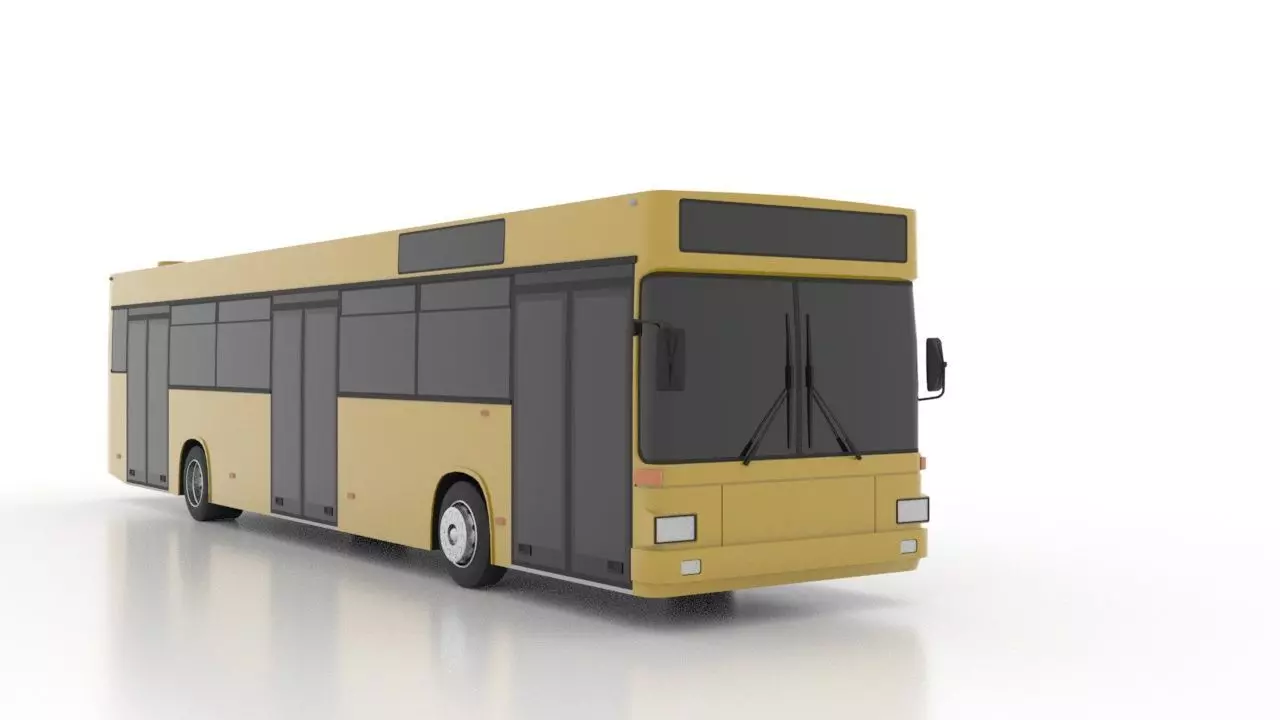 MAN A60 SL232 MANAS Low Low-poly 3D model