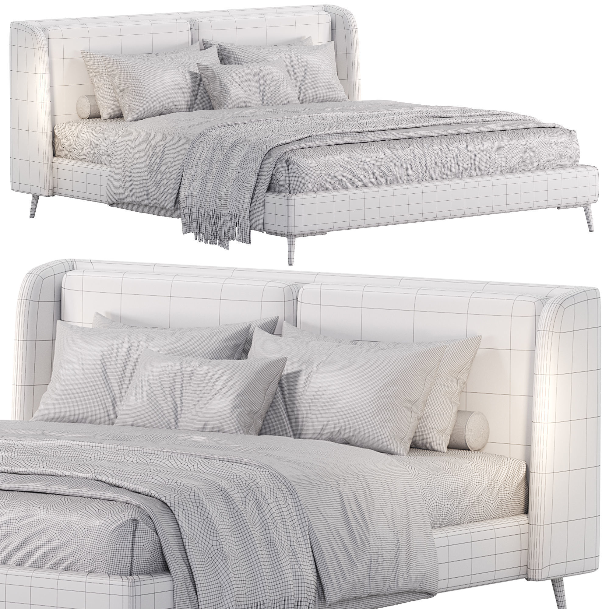 Skeez Bed 3D model_6