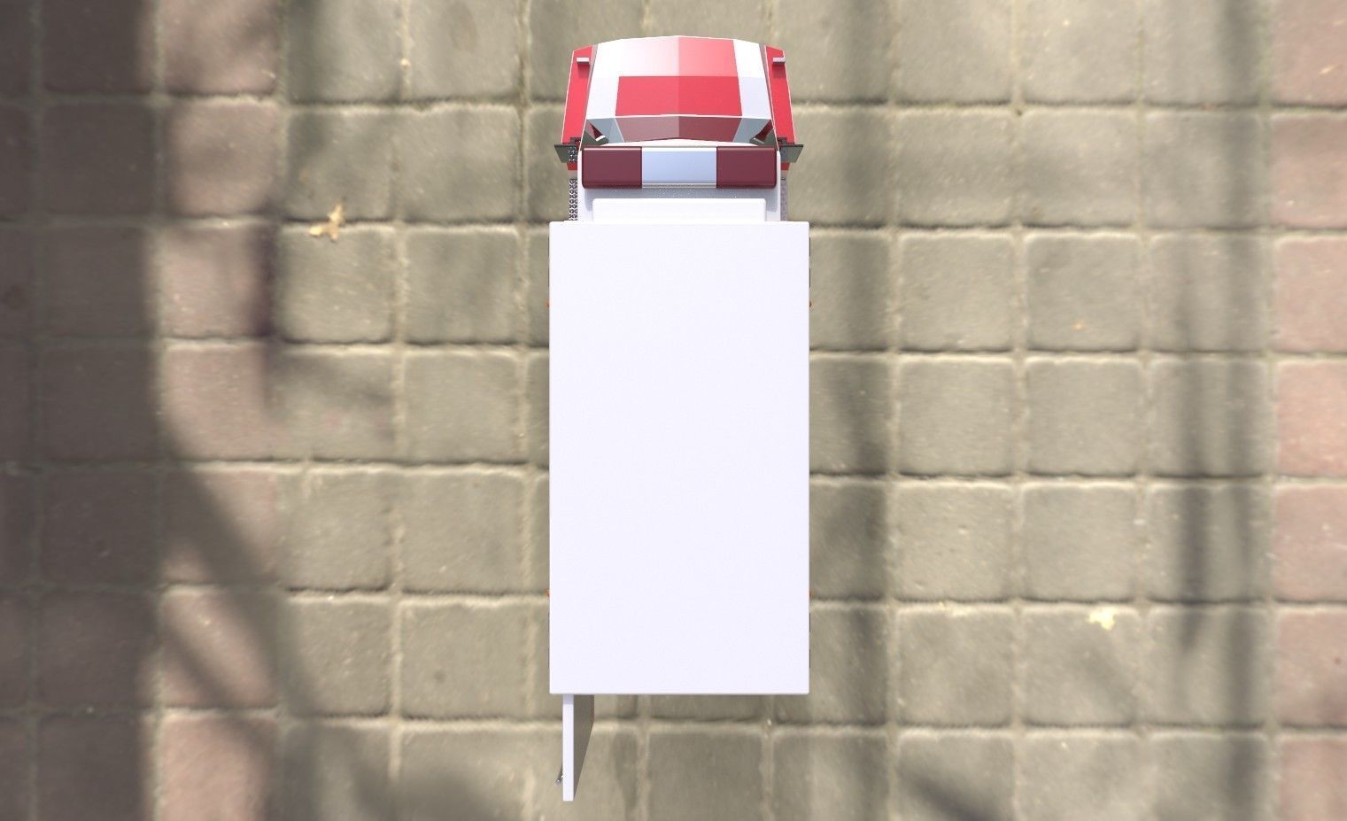 The ambulance is never late Low-poly 3D model_6