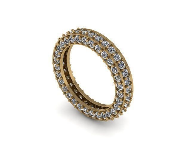 band ring for daimonds Free 3D print model
