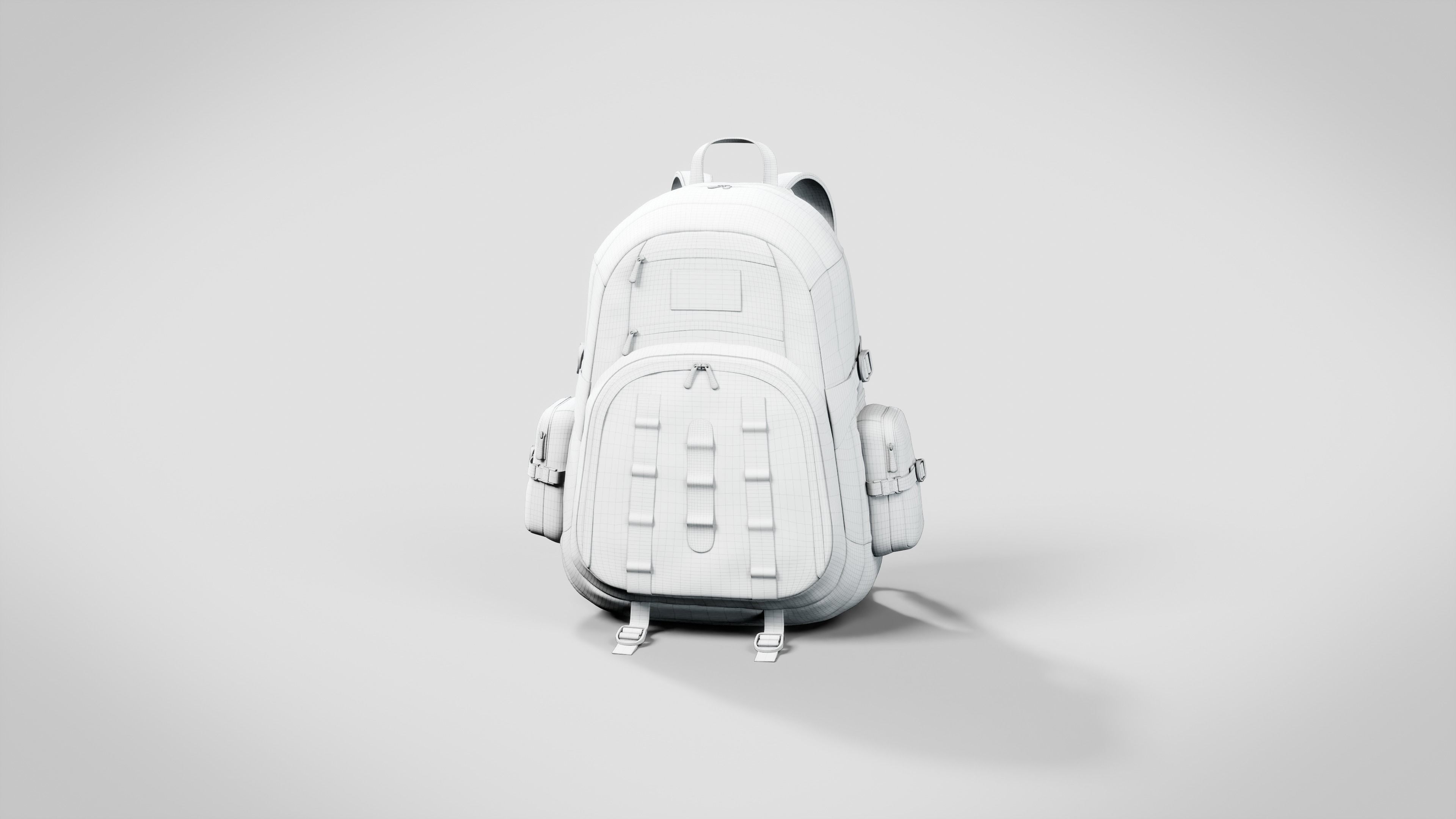 Adventure Awaits - Realistic Camouflage Backpack 3D model_17