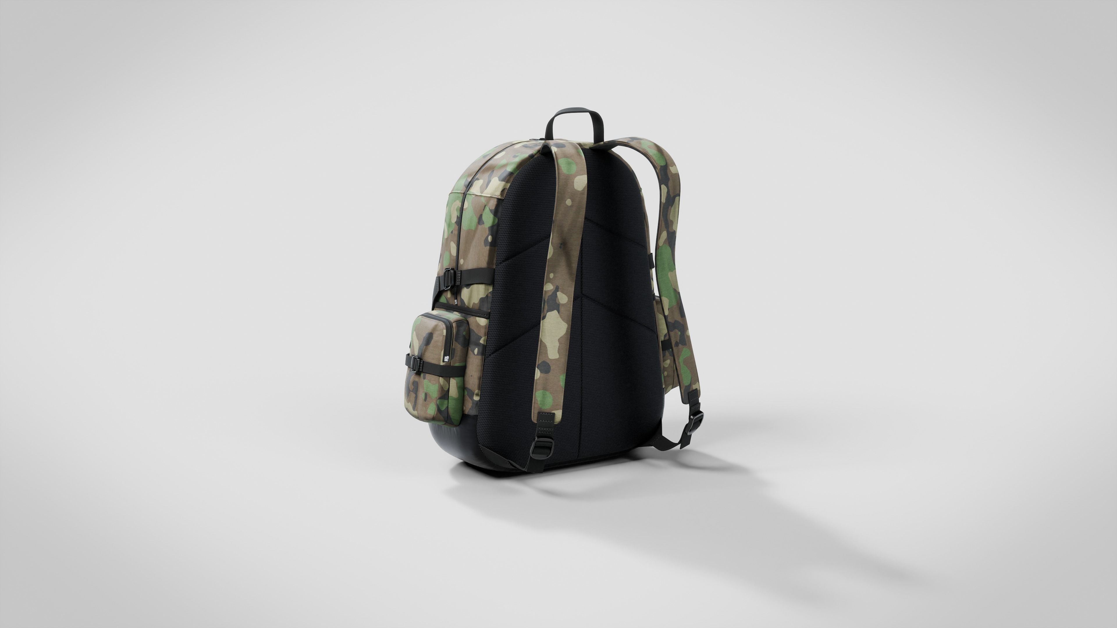 Adventure Awaits - Realistic Camouflage Backpack 3D model_6