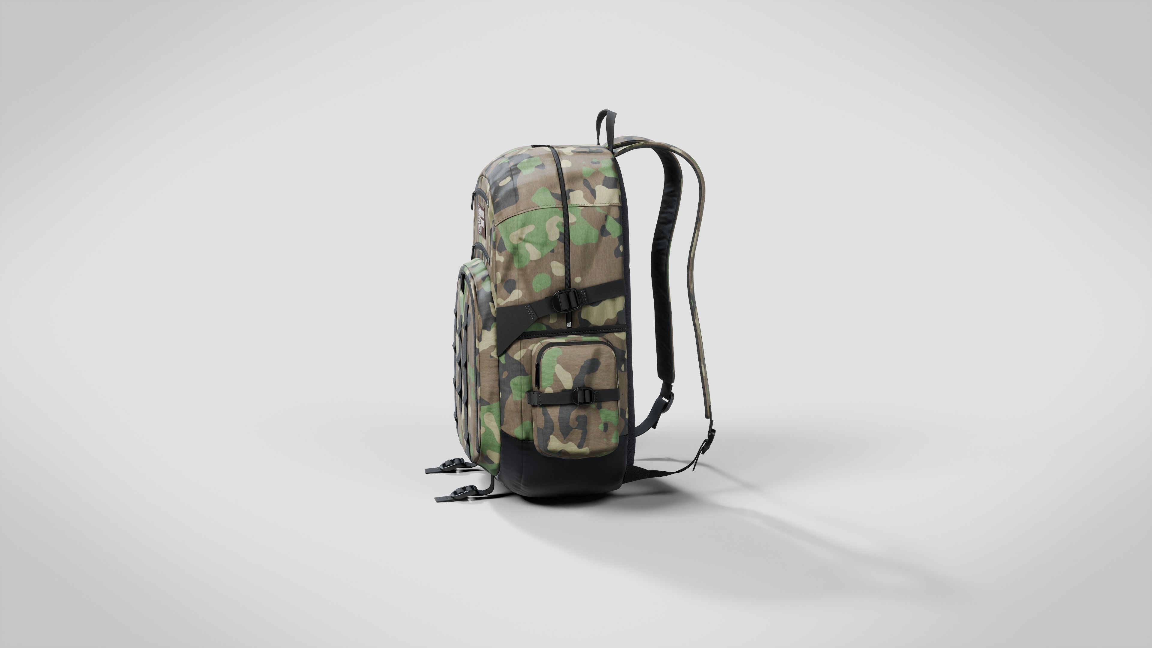 Adventure Awaits - Realistic Camouflage Backpack 3D model_7