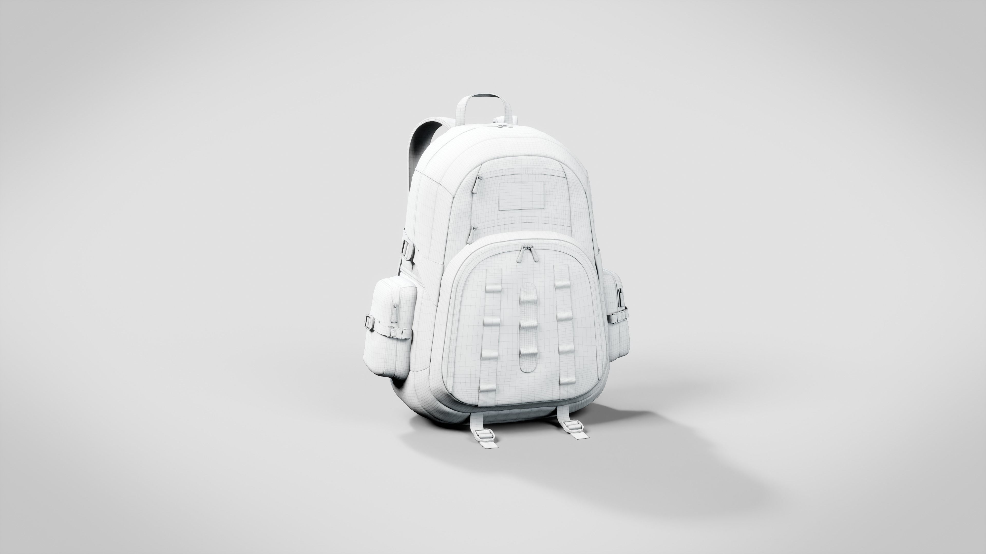 Adventure Awaits - Realistic Camouflage Backpack 3D model_11