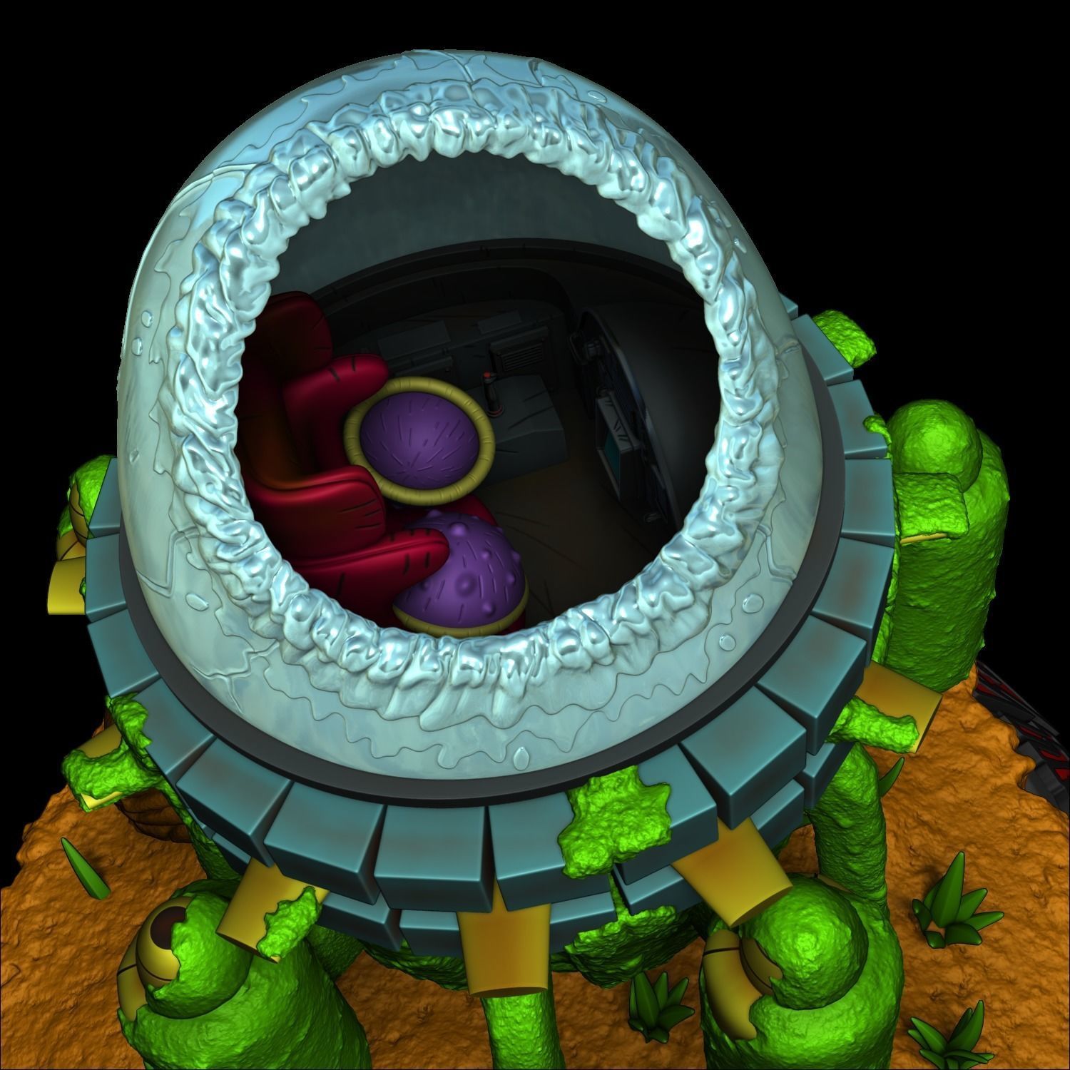 Trunks time machine - Dragon Ball Z 3D model 3D printable | CGTrader