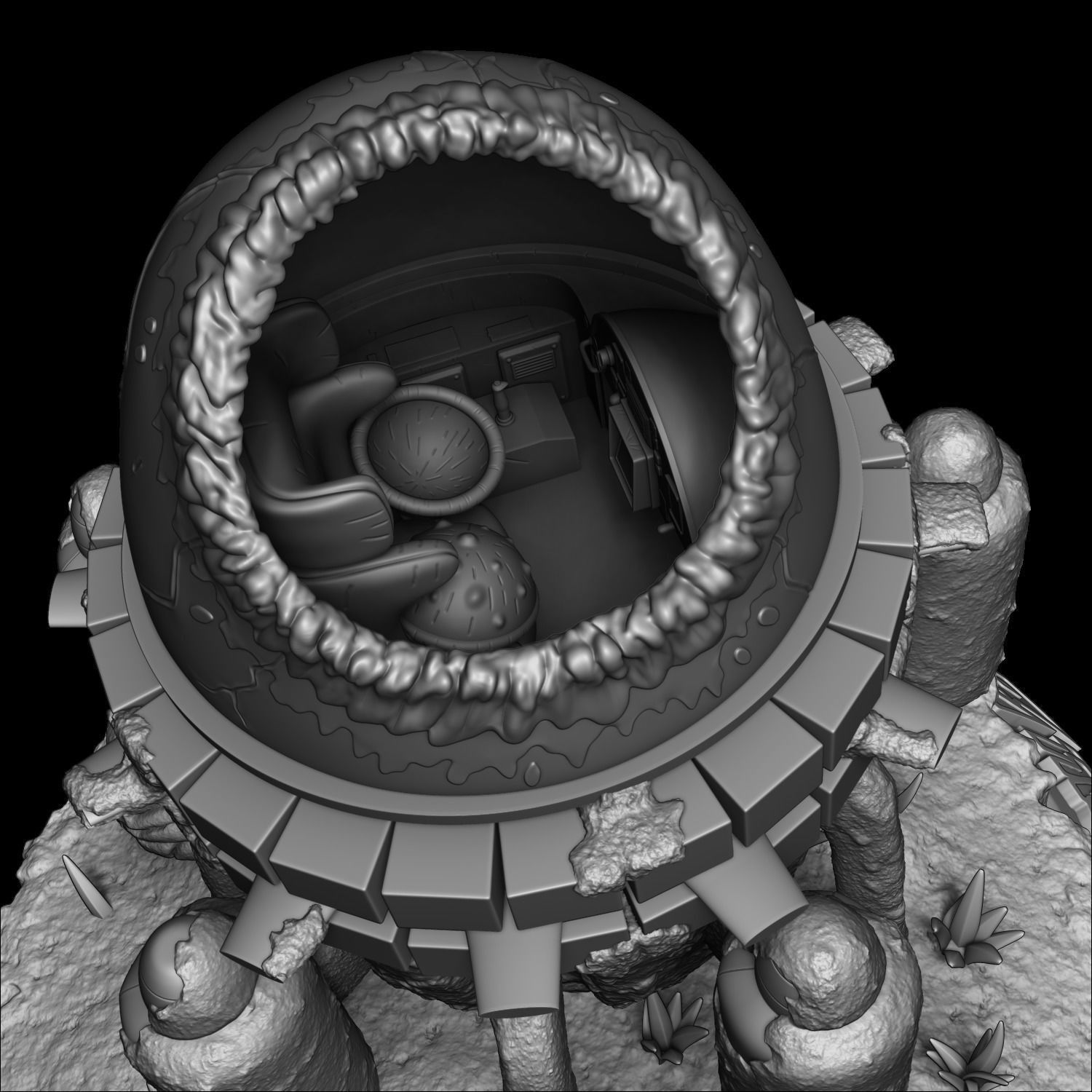 Trunks time machine - Dragon Ball Z 3D model 3D printable | CGTrader