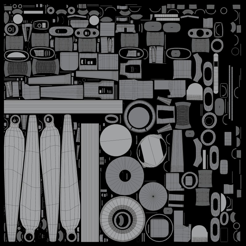  DJi Matrice 350RTK model 3D model_17